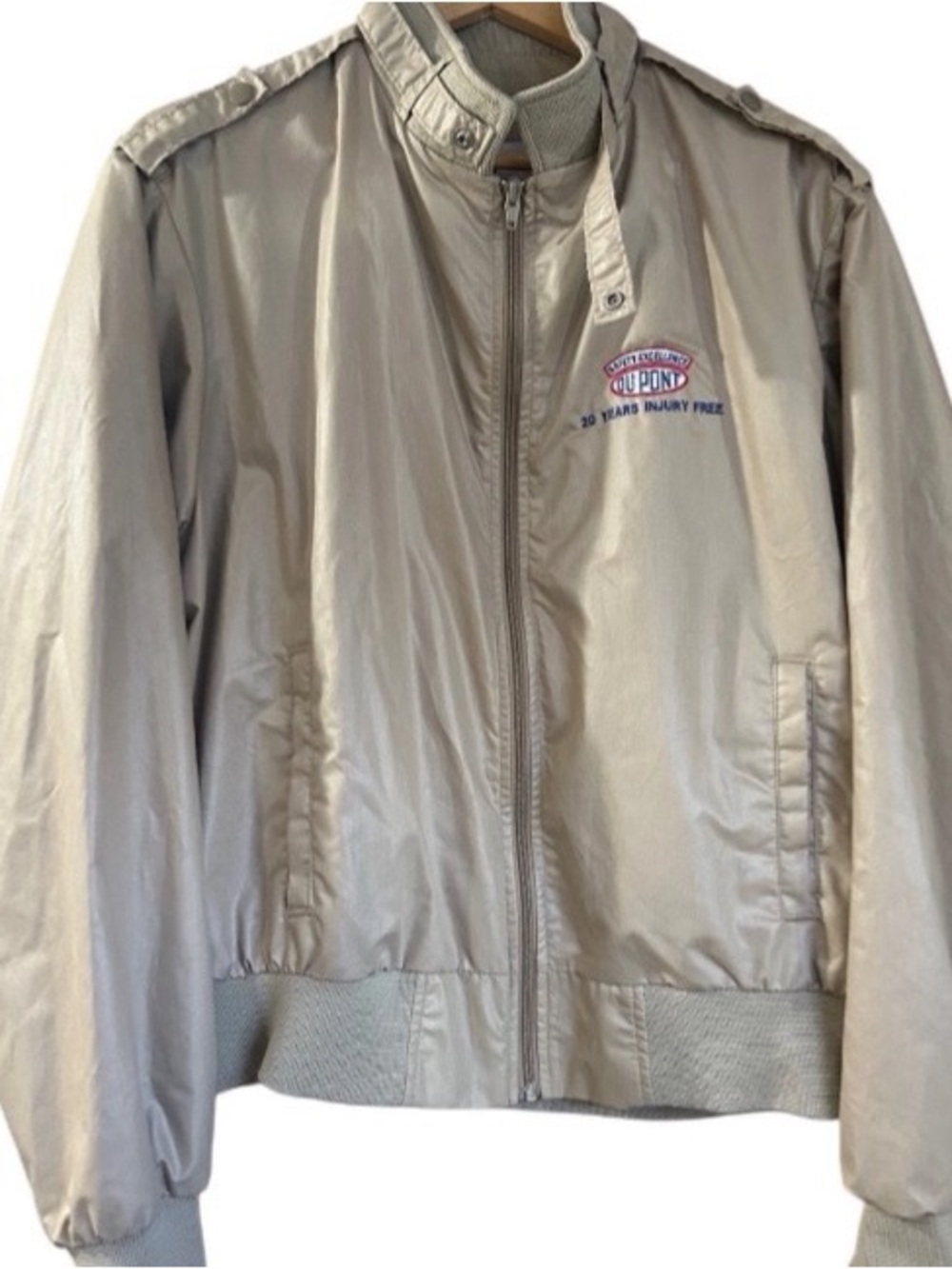 Vintage Four Seasons Bomber Jacket Mens Size Large Made In USA Du Pont Safety